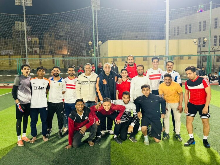 أجواء حماسية في أولى مباريات دورة المصالح الحكومية الرمضانية