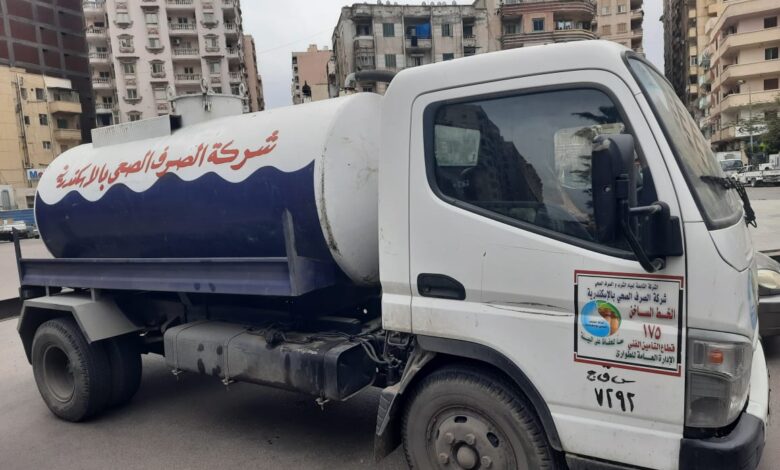 استمرار حالة الطوارئ وتمركزات الصرف الصحي بالإسكندرية