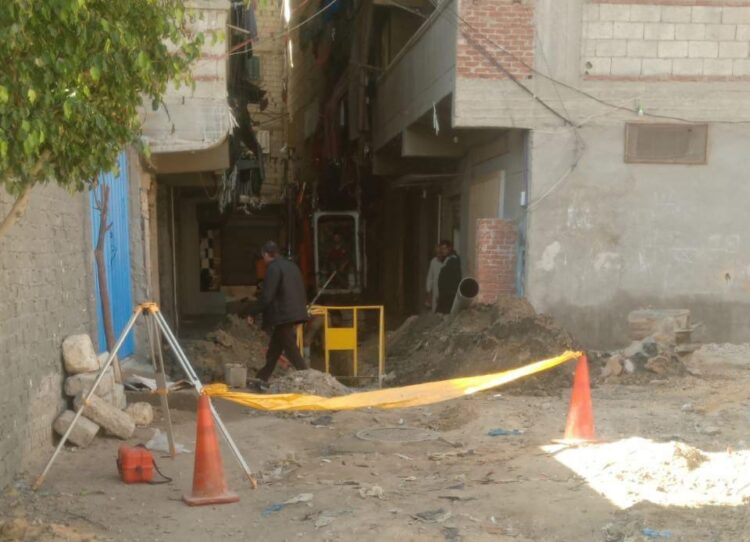 الانتهاء من المرحلة الثانية بمشروع الصرف الصحي بأرض النجارين بالإسكندرية