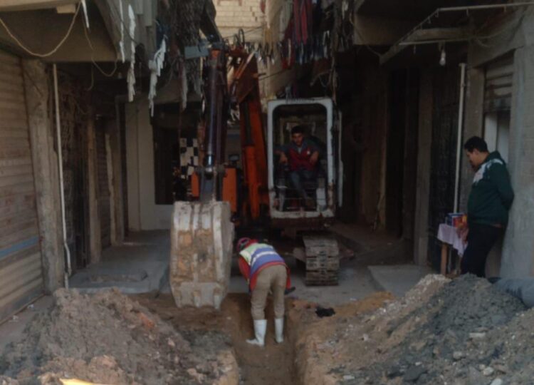 الانتهاء من المرحلة الثانية بمشروع الصرف الصحي بأرض النجارين بالإسكندرية