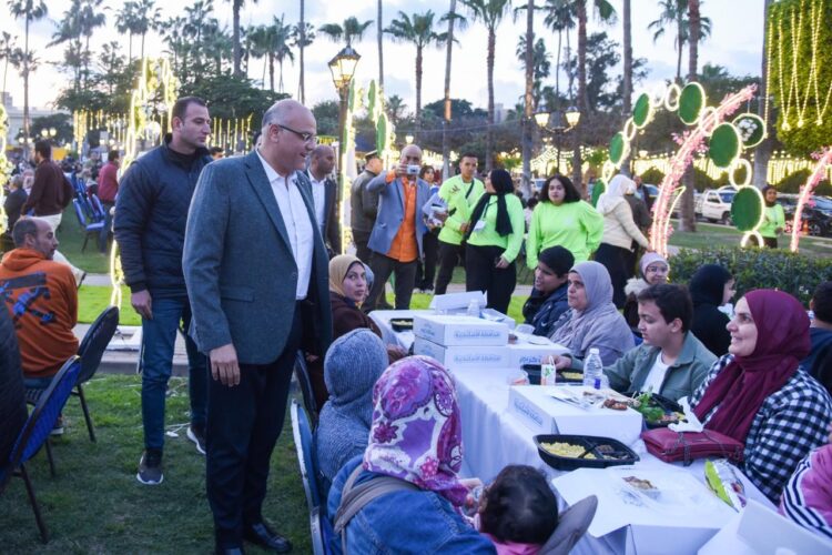 المهندس أيمن عطية يشارك في الإفطار الجماعي الذي تنظمه محافظة الإسكندرية