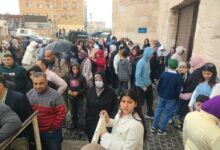 برغم الطقس السىء آلاف الزائرين يتوافدون على قلعة قايتباي بالإسكندرية