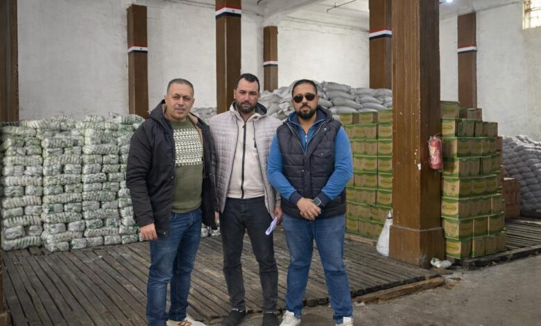 تموين الإسكندرية ضبط تجميع 13 طن سلع تموينية داخل أحد المخازن