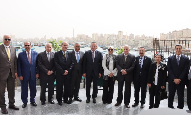 جامعة الإسكندرية تنظم حفل استقبال عيد الفطر بنادي أعضاء هيئة التدريس فاروس