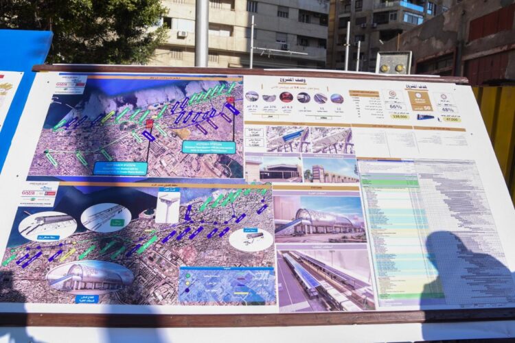 خلال جولته بمحافظة الاسكندرية وزير النقل يتابع مشروع إعادة تطوير ترام الرمل