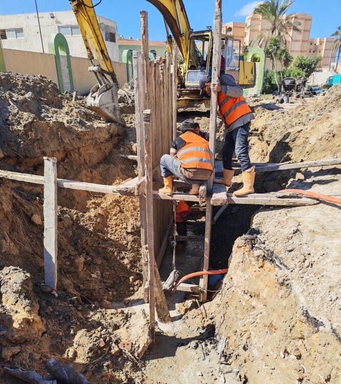 رئيس صرف الإسكندرية  تحقيق نوعية في  مشروعات الصرف الصحي لخلق بنية تحتية قوية