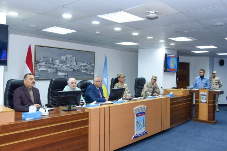 محافظ الإسكندرية يتابع الاستعدادات الخاصة بالتدريب العملى المشترك صقر 168
