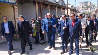 محافظ الإسكندرية يتفقد جاهزية سوق شارع 30 بحي منتزه أول لاستقبال الباعة الجائلين