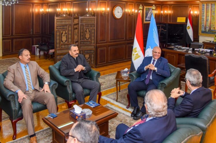 محافظ الإسكندرية يستقبل أعضاء مجلس إدارة جمعية رجال الأعمال