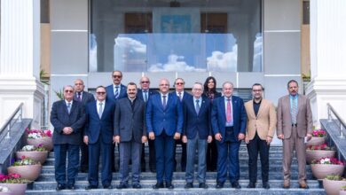 محافظ الإسكندرية يستقبل أعضاء مجلس إدارة جمعية رجال الأعمال