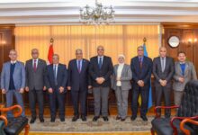 محافظ الإسكندرية يستقبل رئيس جامعة برج العرب التكنولوجية والوفد المرافق له