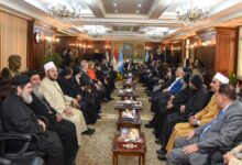 محافظ الإسكندرية يستقبل عددًا من القيادات التنفيذية لتبادل التهاني بعيد الفطر المبارك