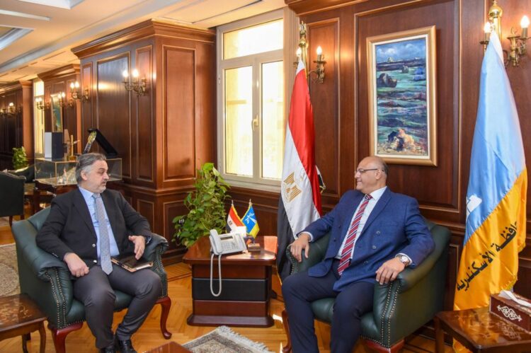 محافظ الإسكندرية يستقبل قنصل عام اليونان لبحث سبل تعزيز التعاون المشترك