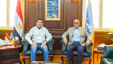 محافظ الإسكندرية يستقبل وزير الشباب والرياضة في مستهل جولته بالإسكندرية بالديوان