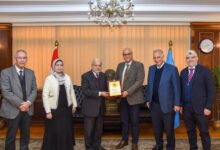 محافظ الإسكندرية يستقبل وفد جامعة فاروس بالإسكندرية لبحث سبل التعاون المشترك