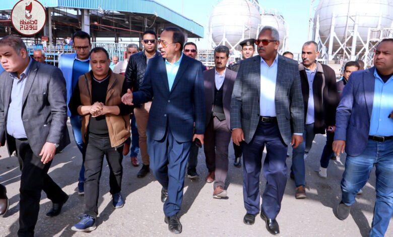 محافظ سوهاج يتفقد مستودع بوتاجاز الشوش ومصنع تعبئة الأحايوة شرق