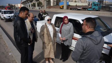 محافظة الإسكندرية تواصل تنفيذ أعمال التوسعة والتطوير الشامل لمحور أبو قير