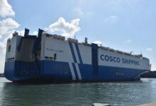 ميناء الإسكندرية تستقبل السفينة WEN JING KOU احد اكبر سفن الرورو