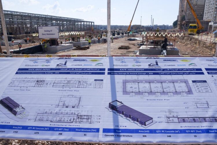 وزير النقل ومحافظ الإسكندرية يتفقدان مسار مشروع المرحلة الأولى من مترو ابو قير